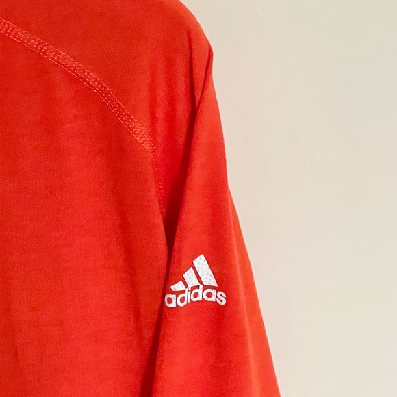 NEW Adidas Miami Hurricanes Basketball Long Sleeve Orange Ultimate Tee Men’s XXL - Picture 4 of 7